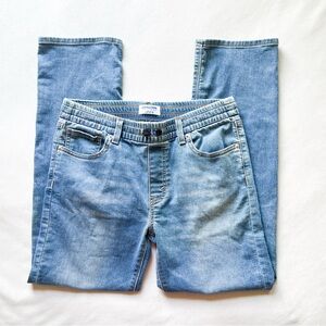 Denizen from Levi's Blue Straight Leg Jeans with Elastic Drawstring Waist -